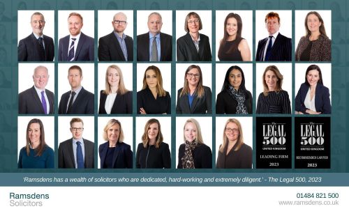 For all your legal needs call your local solicitors Ramsdens
