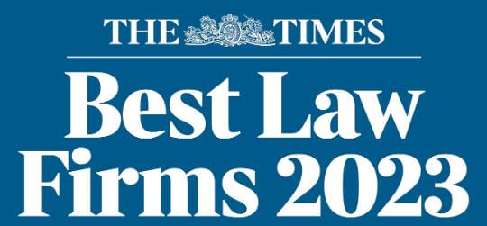 THE TIMES BEST LAW FIRMS 2023